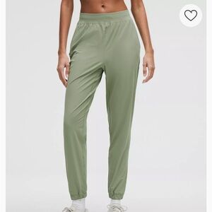 Lululemon Adapted State High Rise Jogger Desert Green